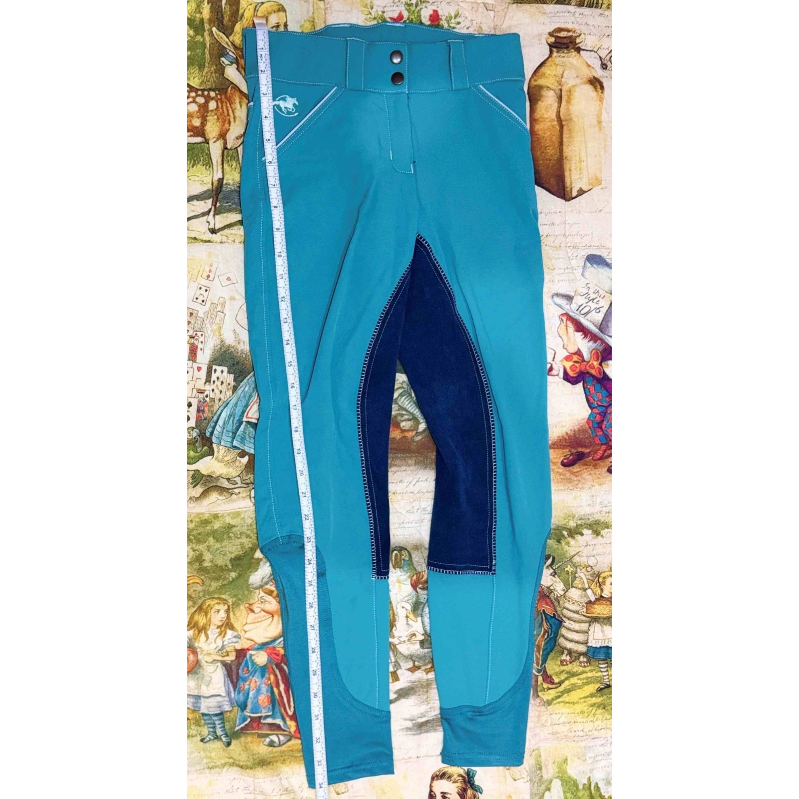 Smartpak Piper Evolution Mid-Rise Suede Full Seat Riding Breeches 24r Equestrian — image 3 of 8